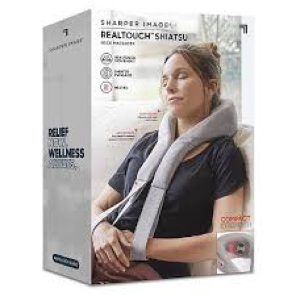 Sharper Image Other - Sharper Image Gray Neck and Shoulder RealTouch Shiatsu Massager